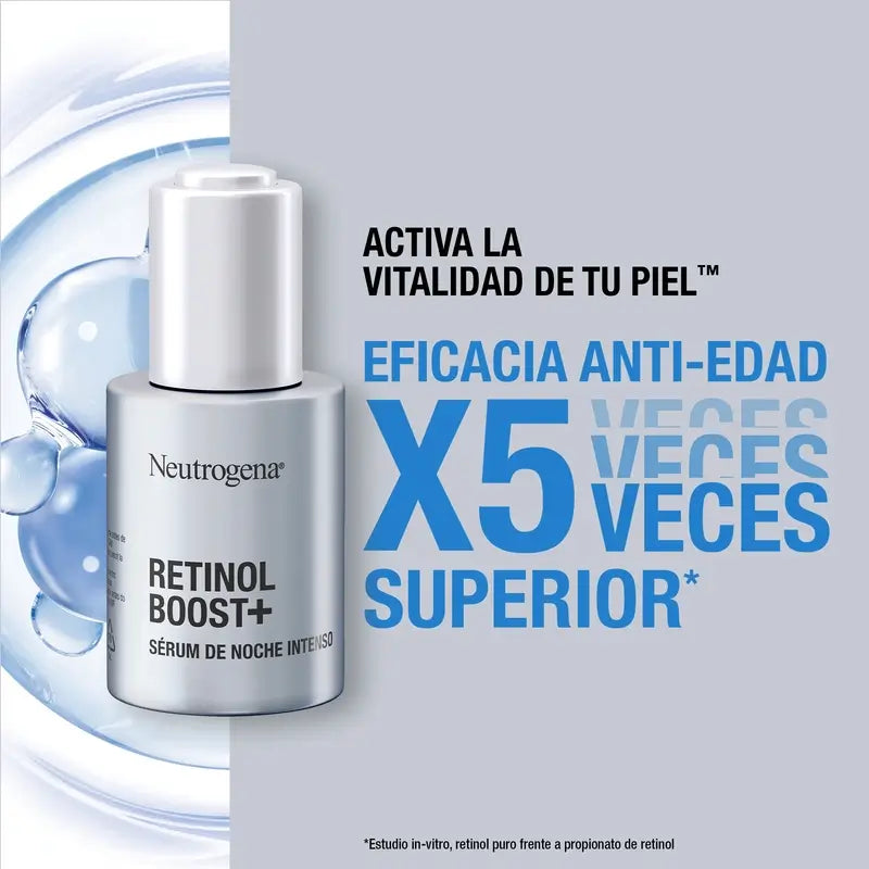 Neutrogena Retinol Boost Intense Anti-Wrinkle Face Serum 0,23% Retinol, 2X30 Ml