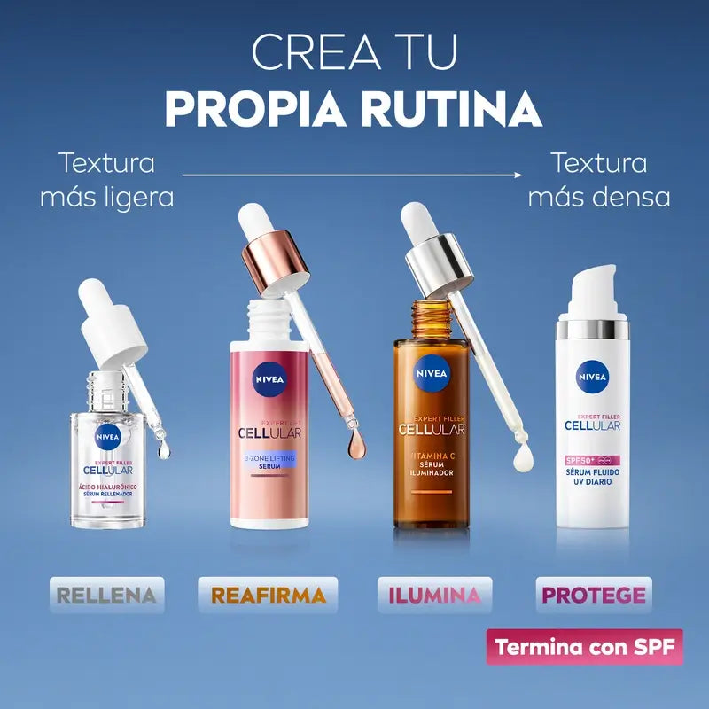 Nivea Hyaluron Cellular Expert Filler Hyaluronic Acid Replenishing Serum 15Ml