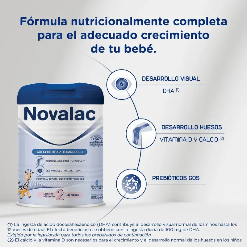 Novalac 2 Formula milk, 800 gr