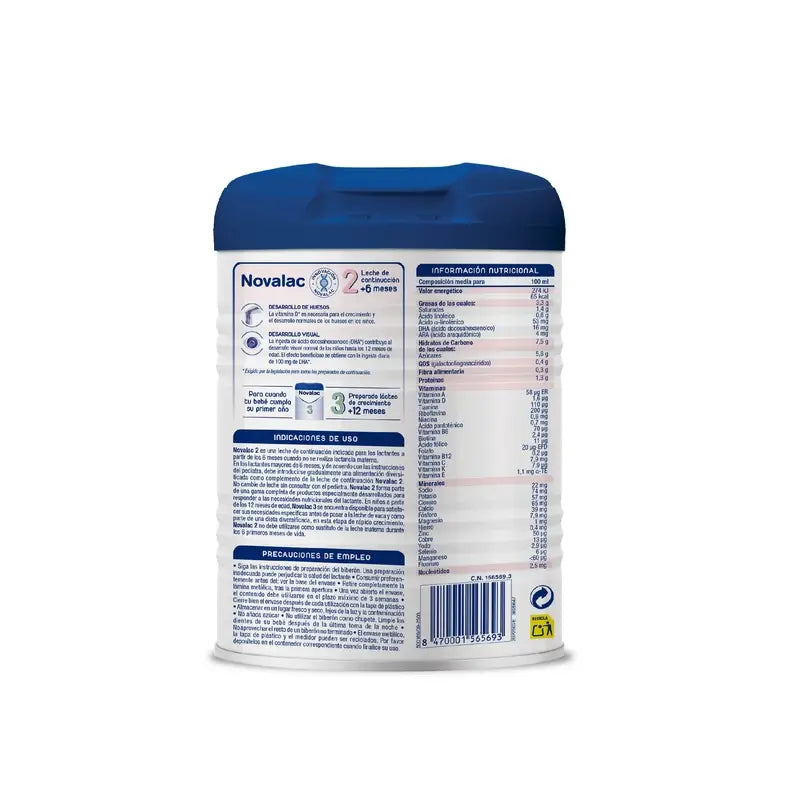 Novalac 2 Formula milk, 800 gr