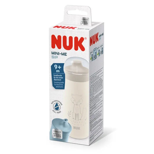 Nuk Mini-Me Sip Bottle Stainless Steel Fox , 300 ml