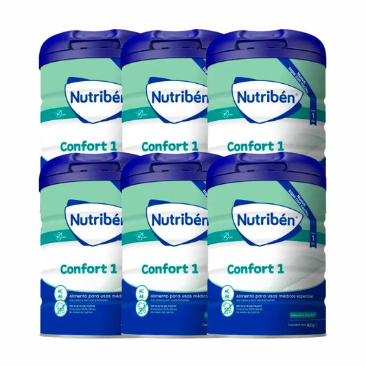 Nutribén Confort 1 Milk Starter, 6 x 800 grams