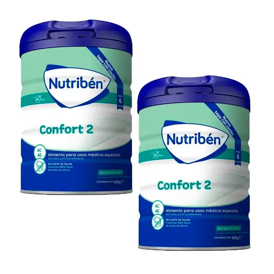 Nutribén Confort 2 Milk Continuation, 2 x 800 g