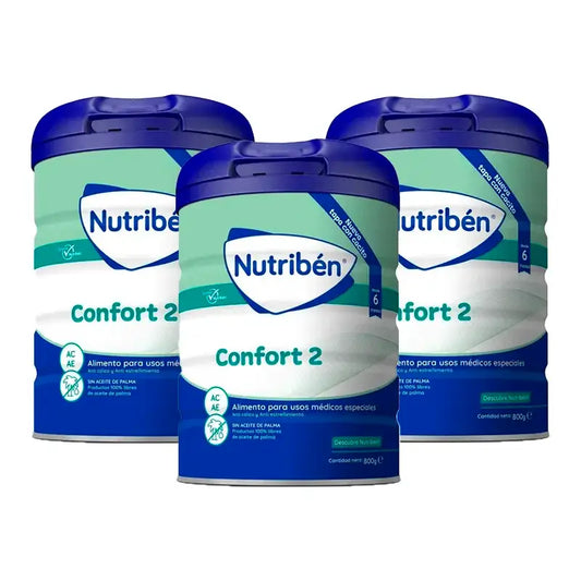 Nutribén Confort 2 Milk Continuation, 3 x 800g