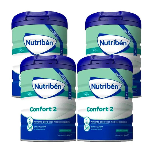 Nutribén Comfort 2 Milk Continuation, 4 x 800g