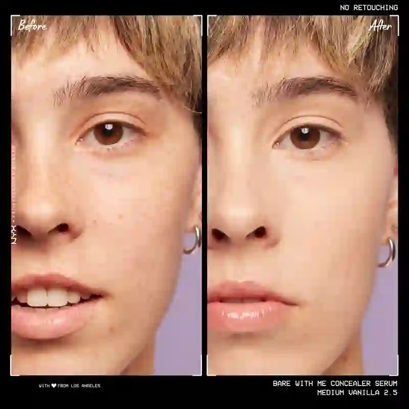 Nyx Bare With Me Serum Concelear, Shade Medium Vanilla. Vegan Formula. Available in 12 shades. , 9.6 ml