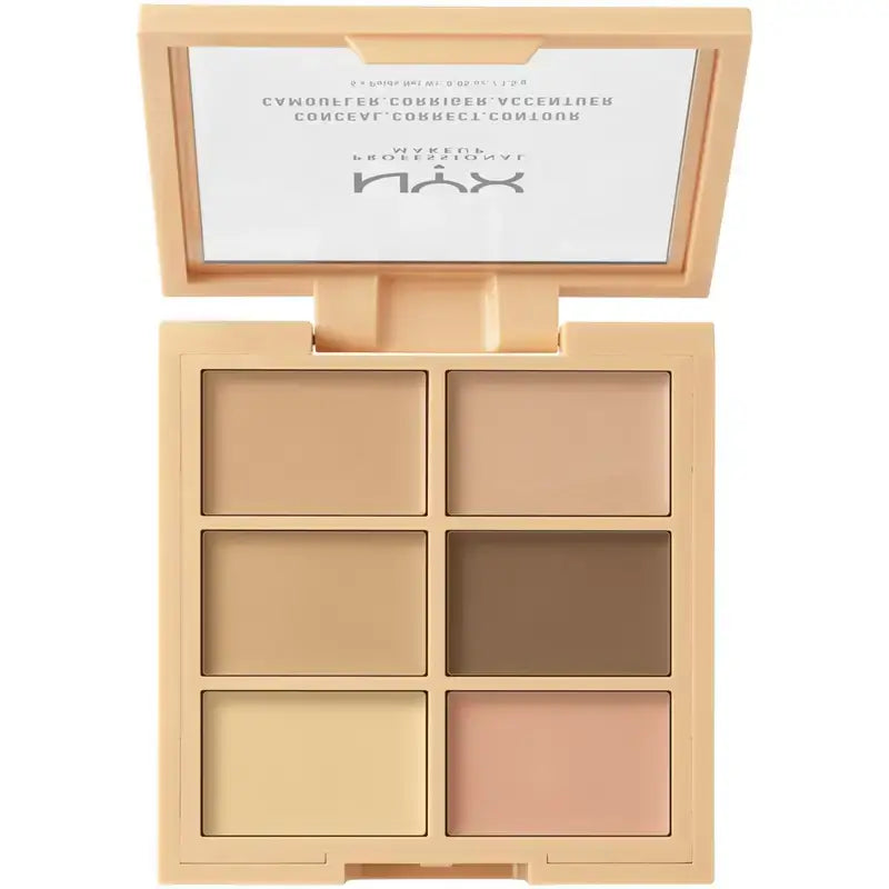 Nyx Concealer & Contouring Palette Conceal, Correct, Contour Palette , 9 gr