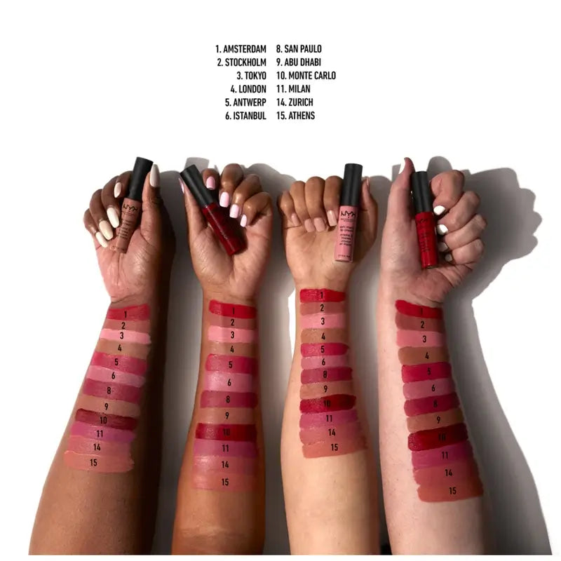 Nyx Creamy Lipstick Soft Matte Lip Cream Sao Paulo , 8 ml