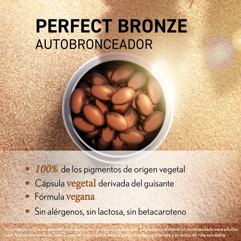 Oenobiol Perfect Bronze Golden Glow Self-Tanner, 2x30 caps