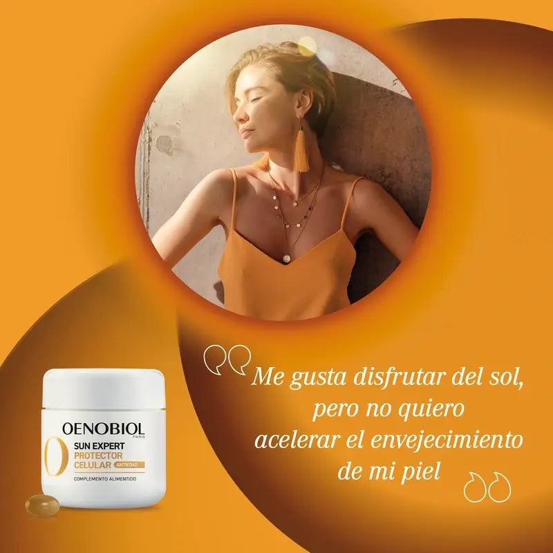 Oenobiol Sun Expert Anti-Ageing Self-Tanner, 30 caps