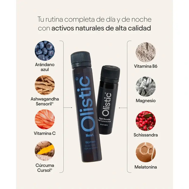 Olistic Night Booster + Olistic Next Women 28 Vials of 25 Ml