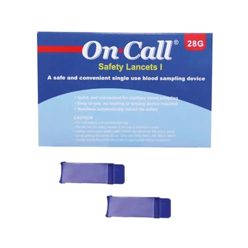 On Call Plus Retractable Lancets, 100 Pieces