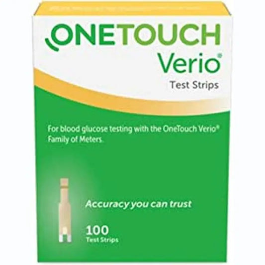 ONETOUCH Verio blood glucose test strips 100 units