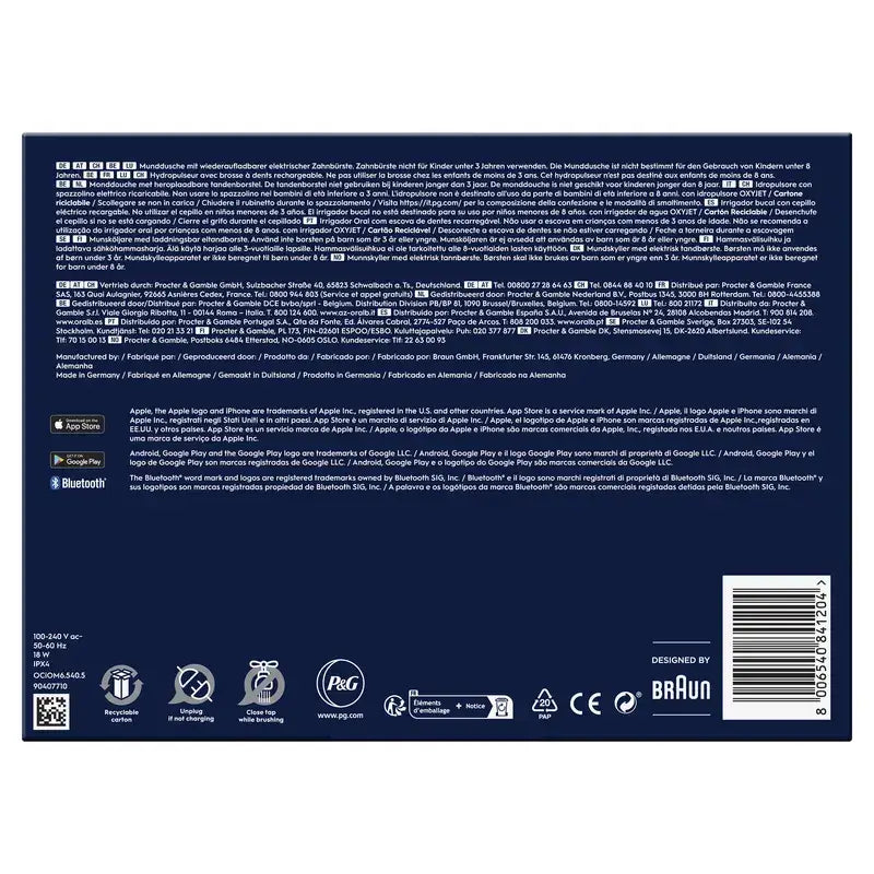 Oral-B Braun Braun Dental Centre with Irrigator & Oral-B iO 6 Electric Toothbrush