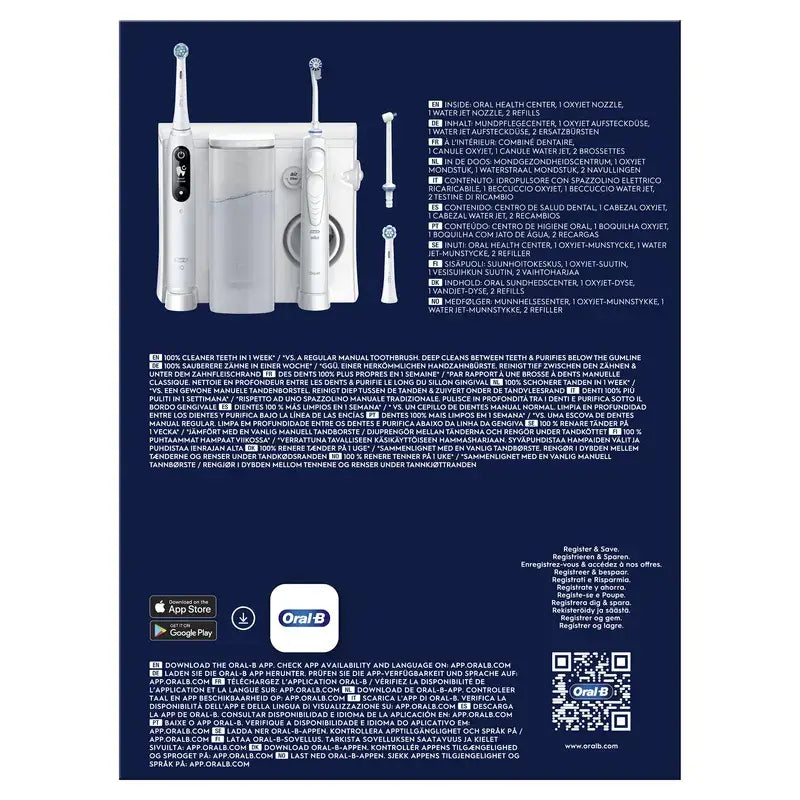 Oral-B Braun Braun Dental Centre with Irrigator & Oral-B iO 6 Electric Toothbrush