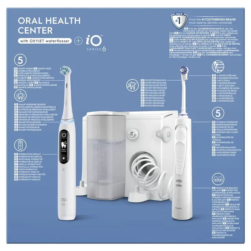 Oral-B Braun Braun Dental Centre with Irrigator & Oral-B iO 6 Electric Toothbrush