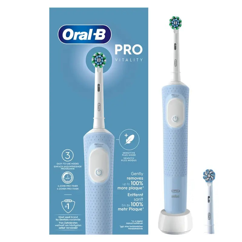 Oral-B Braun Braun Vitality Pro Rechargeable Toothbrush Blue
