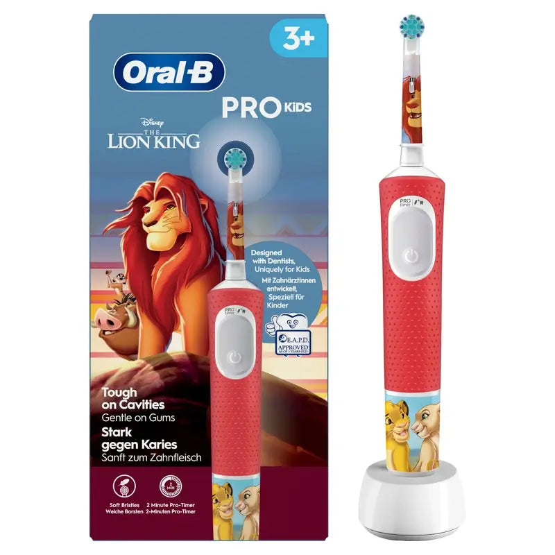 Oral-B Braun Pro Kids The Lion King Electric Toothbrush Designed By Braun