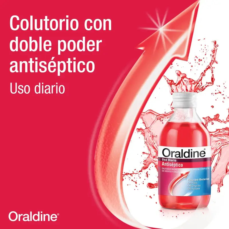 Oraldine Daily Use Antiseptic Antibacterial Mouthwash, 400 ml