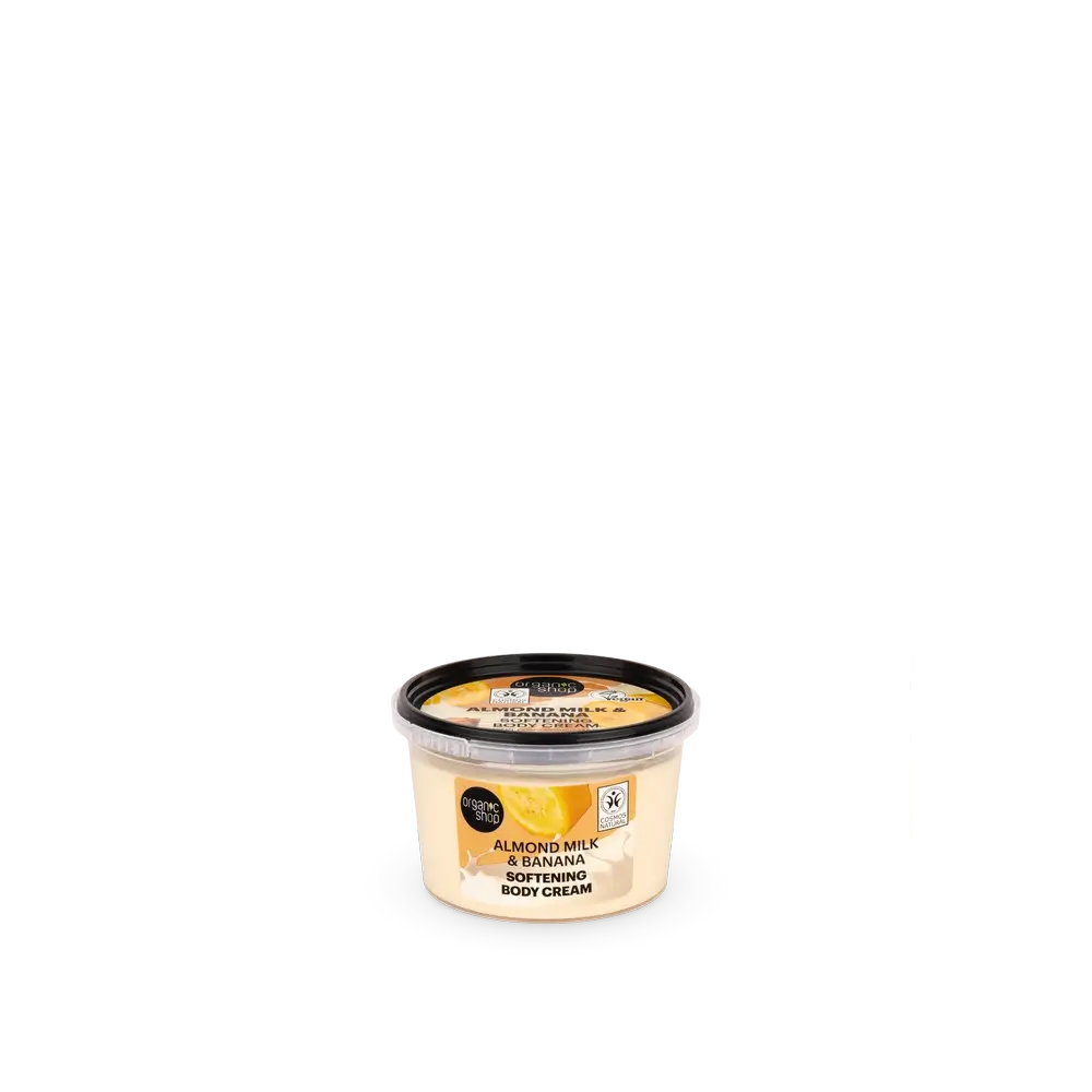 Organic Shop Almond & Banana Milk Soothing Body Cream, 250 Ml