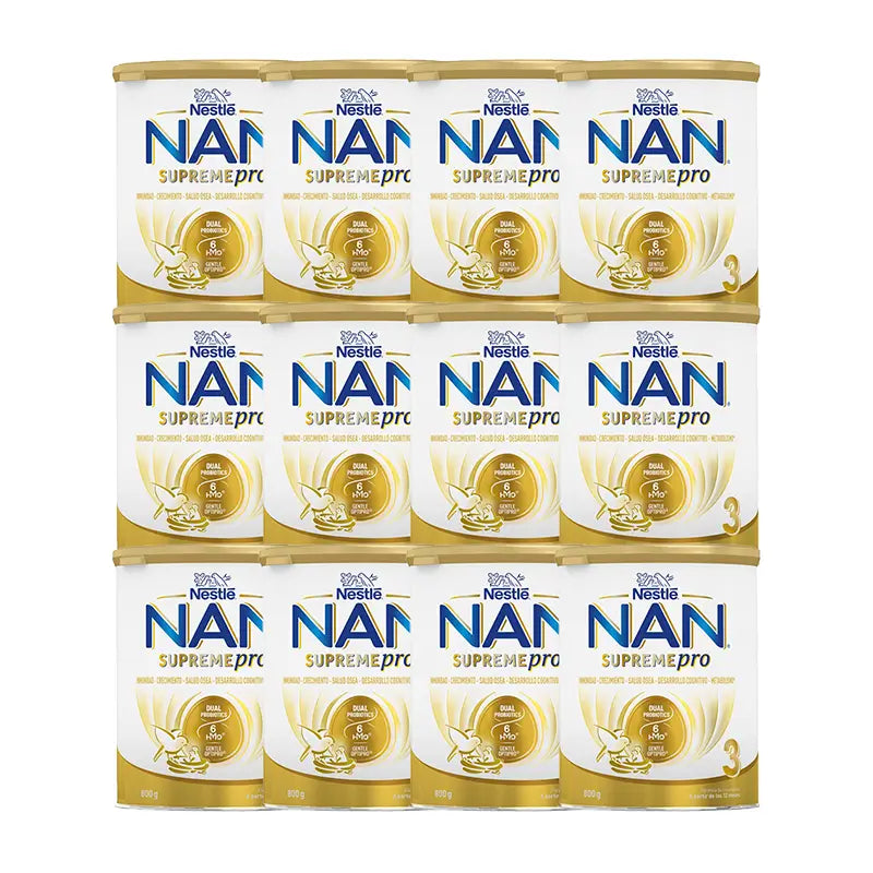 Nestlé Nan Supreme Pro 3 Growing-Up Milk, 12X800g