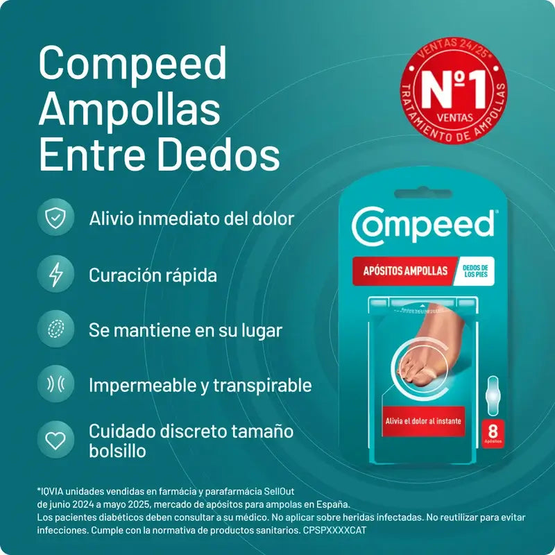 Compeed Foot Finger Dressing Pack, 2x8 Units