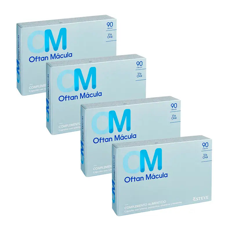 Pack 4 Oftan Macula Food Supplement, 90 capsules