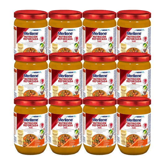 Meritene Pure Veal a la Jardinera, Pack 12x300g
