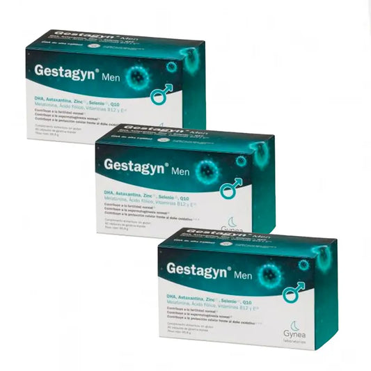 Gestagyn Men Softgel Capsules, Pack 3x60 Capsules