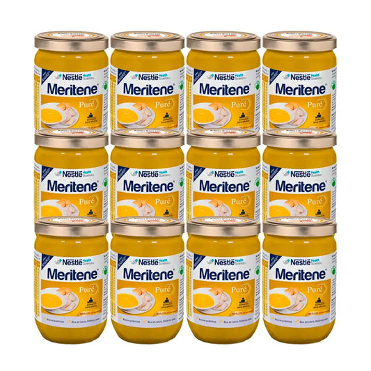 Meritene Mashed Hake with Béchamel, Pack 12x300 g