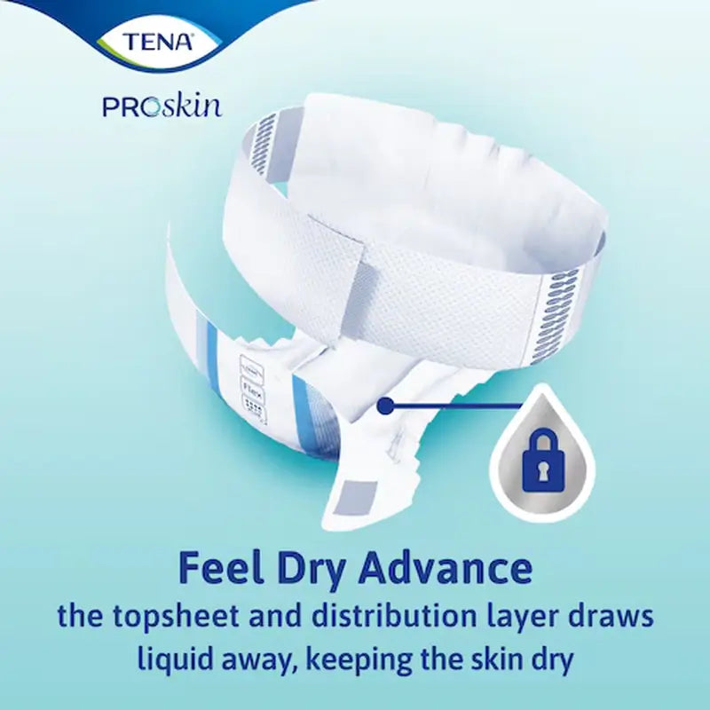 Tena Diaper Flex Proskin Anatomical Night Belt Large , 80 pcs.