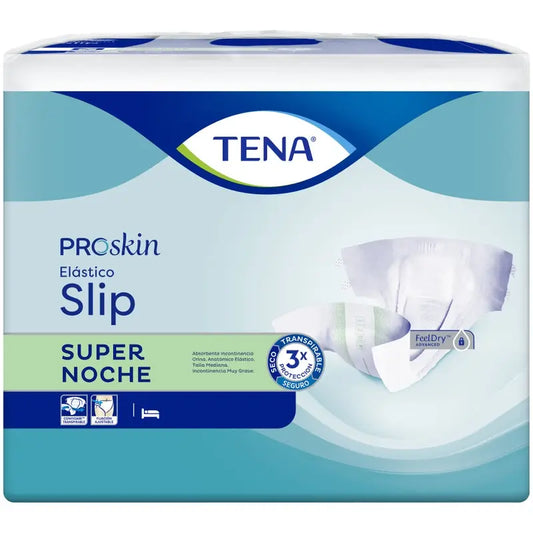 Tena Diaper Proskin Diaper Slip Elastic Medium Super Night , 80 units
