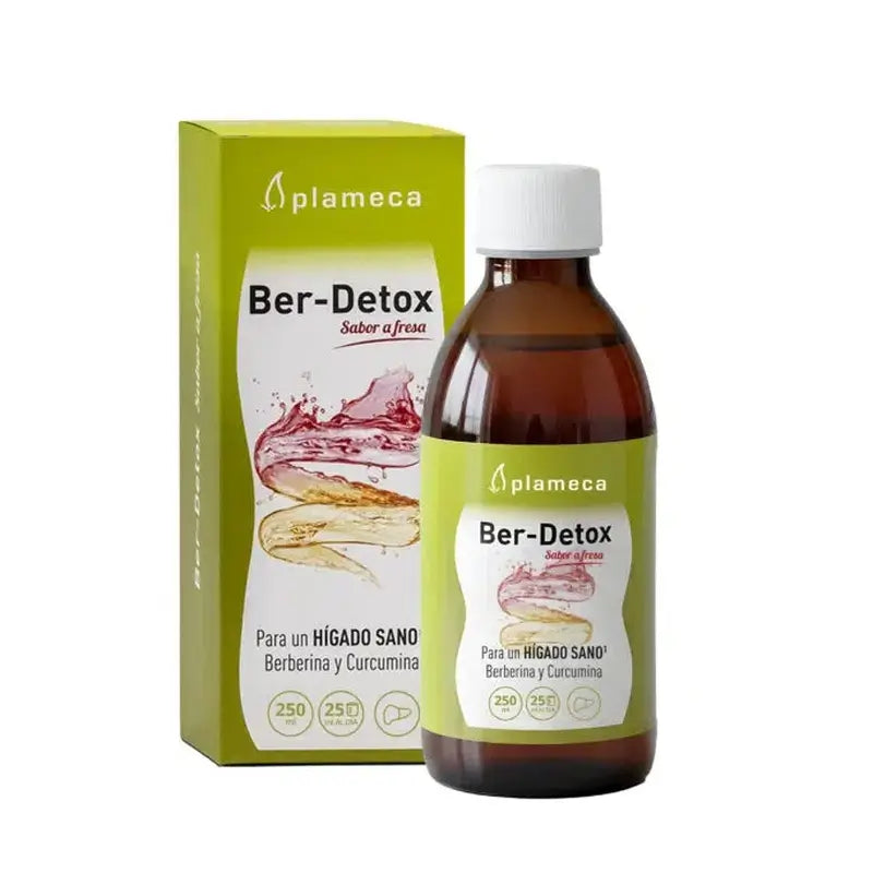 Plameca Ber-Detox Strawberry Flavour, 250 Ml