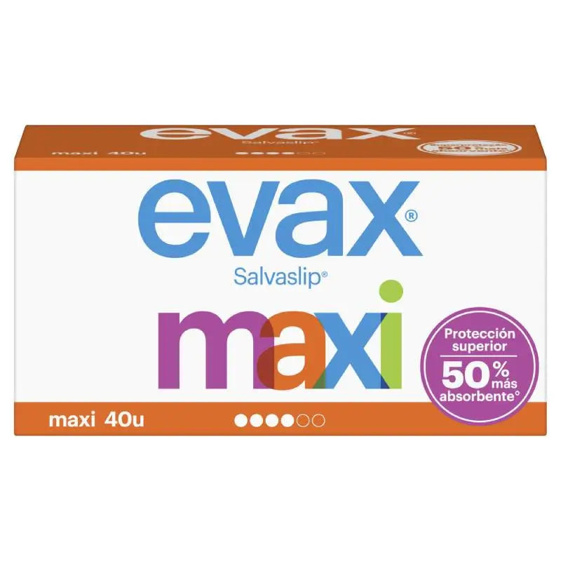 Evax Salvaslip Maxi Panty Liner 40 units