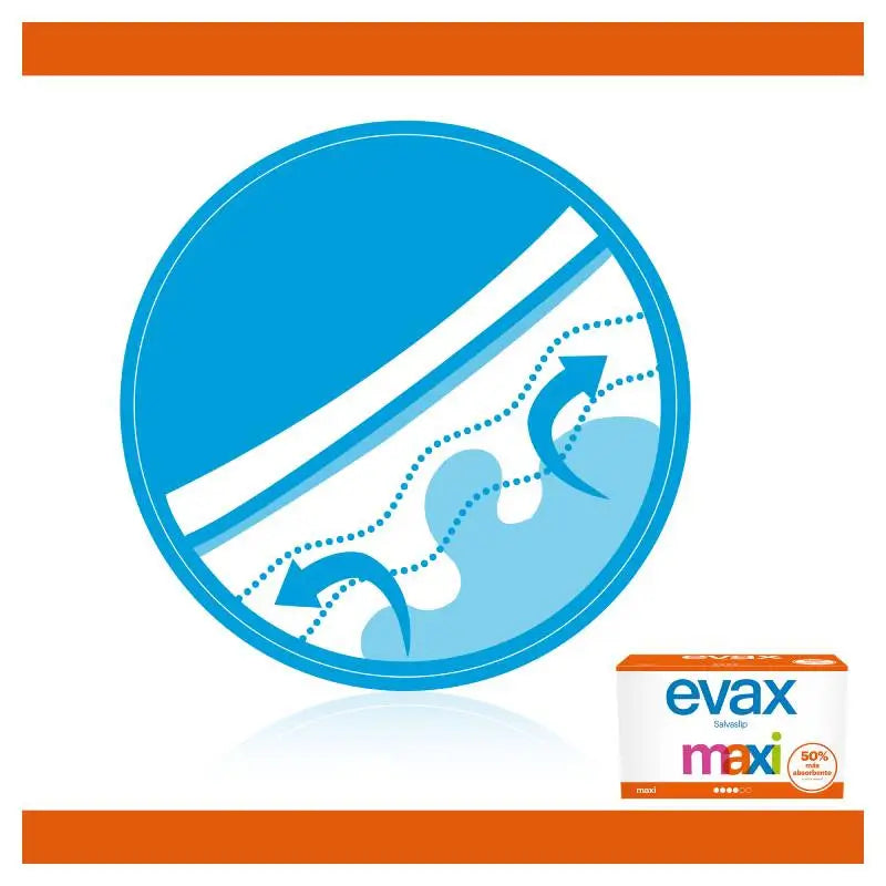 Evax Salvaslip Maxi Panty Liner 40 units