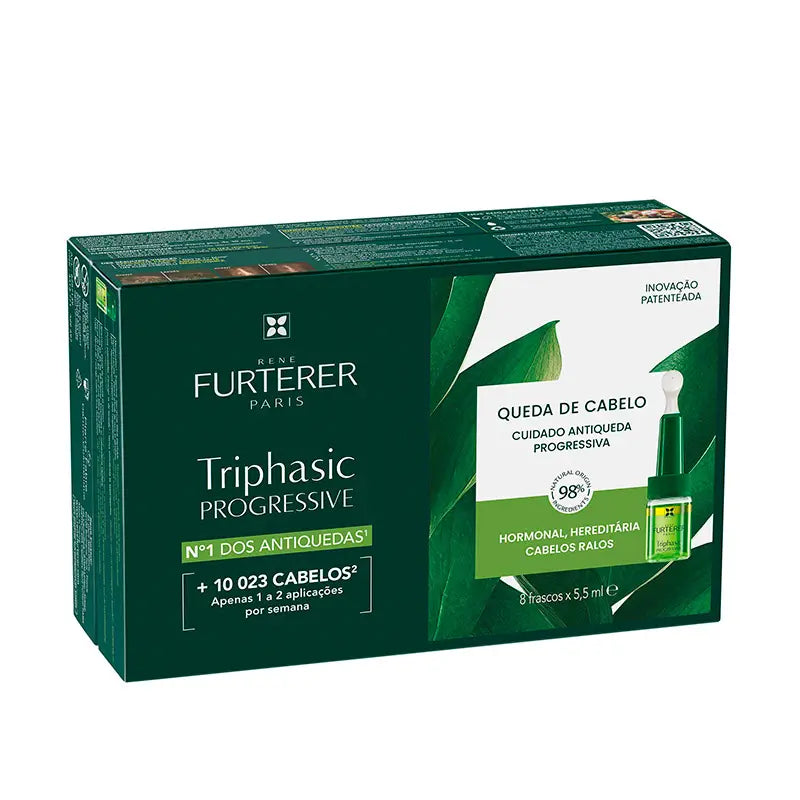 René Furterer Triphasic Progressive Hair Loss Pack 5 ml x 8 Bottles