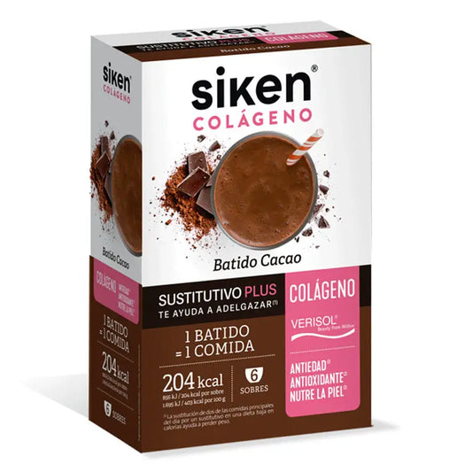 Siken Collagen Substitute Cocoa Shake 6 sachets