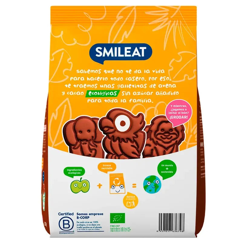 Smileat Cocoa Eco biscuit , 220 gr