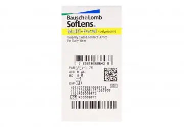 Soflens Monthly Multifocal Lenses , 6 units - -7.75, 8.5, High, 14.50