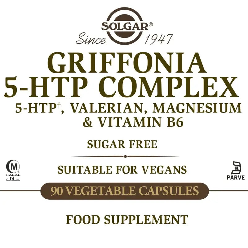 Solgar Griffonia 5 HTP Complex, 90 capsules