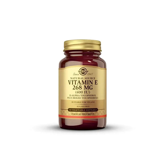 Solgar Vitamin E 400 IU, 50 vegetarian softgels