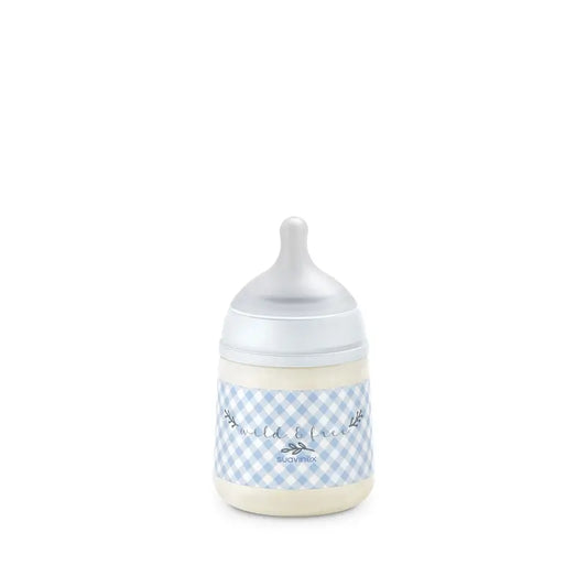 Suavinex Feeding Bottle Teat Sx Pro Slow Flow (S) +0 Months Wild&Free Blue, 150 ml