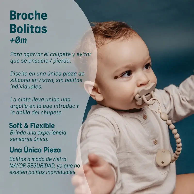 Suavinex Silicone Clamp, Irish Cream