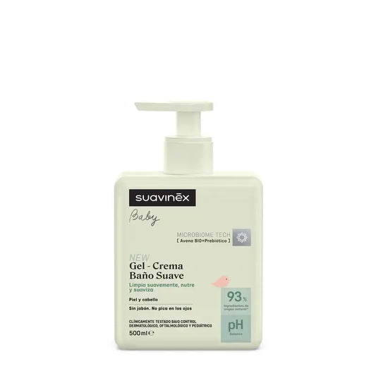 Suavinex Gel - Gentle Baby Bath Cream, 500 Ml
