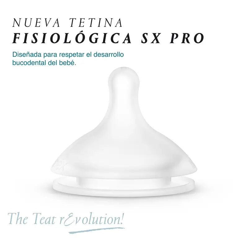Suavinex 2 Pack 2 Nipples Physiological Sx Pro Silicone. Dense Flow (L)