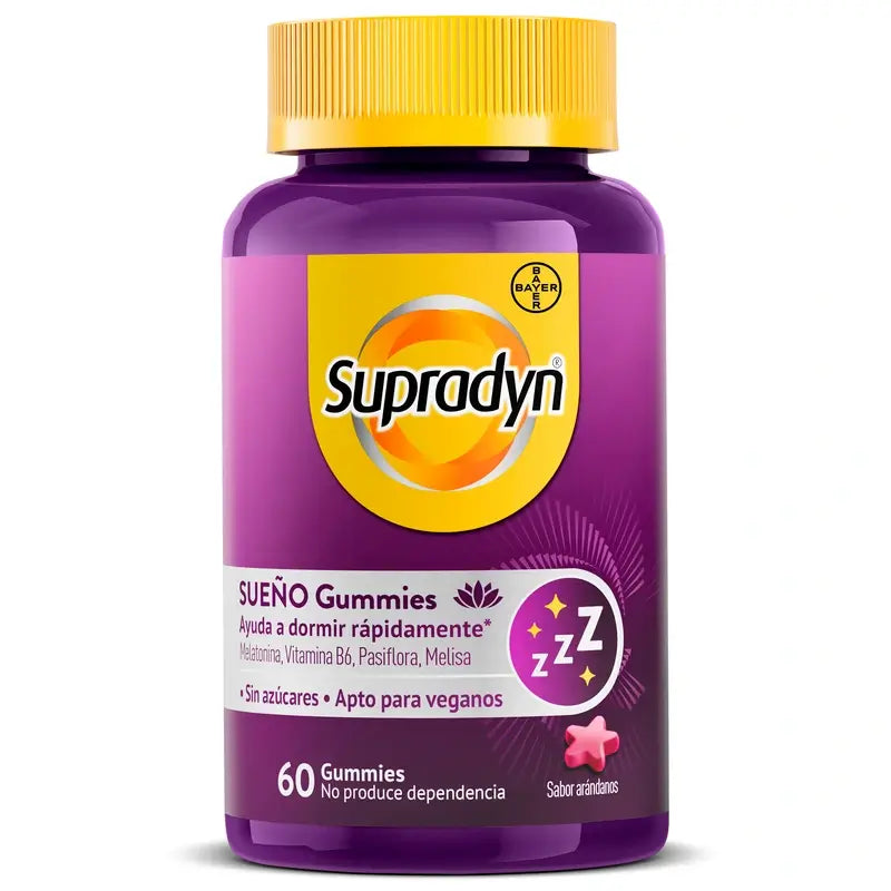 Supradyn Sleep & Serenity Gummies Melatonin & Vitamin B6 , 60 gummies