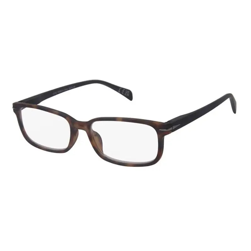 Surgicalmed Euro Optics Duna Presbyopia Reading Glasses (Dark Brown Matte, Black Temples & Dark Grey Decoration) (+3.00)