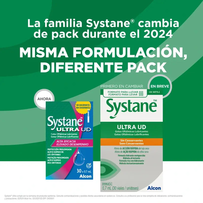 Systane Ultra, Pack 2 X 30 Units 0,7 Ml