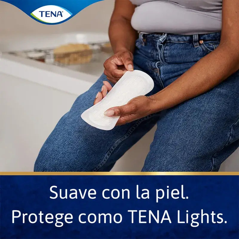 Tena Lights Sensitive Long Liner, 20 Units
