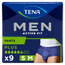 Tena Men Pants Active Size S-M, 9 Pcs.